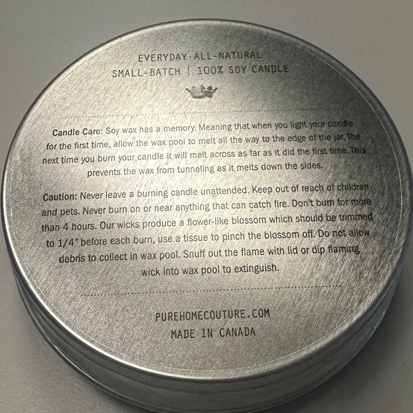 PURE HOME COUTURE - Mimosa Flower - 100% Soy Candle - 113 g / 4 oz - 15 hours - Picture 3 of 8